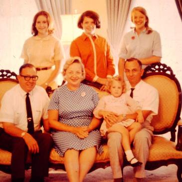 John Bell Williams and daughter with my family in 1967.7wih
